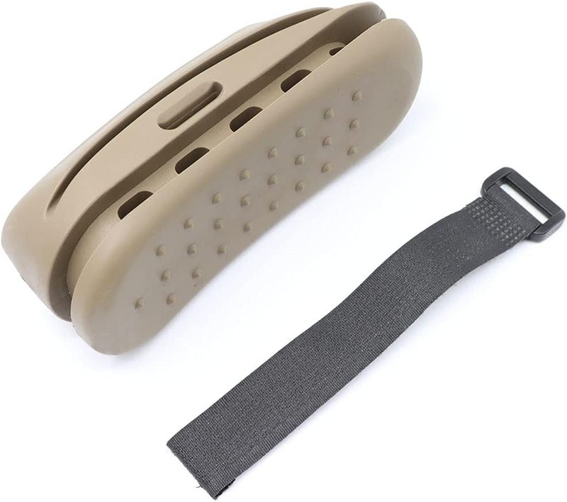 LThyzszb Recoil pad, Rubber Slip On Recoil Reducing Pad for shotgun or Rifle, Reduce & Buffer Recoil Pad, Black/Tan - Image 4