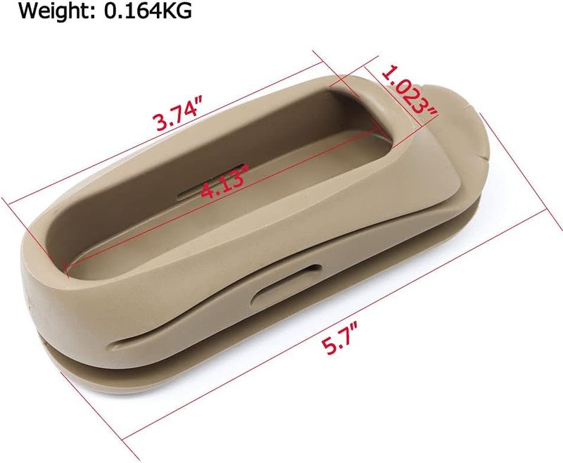 LThyzszb Recoil pad, Rubber Slip On Recoil Reducing Pad for shotgun or Rifle, Reduce & Buffer Recoil Pad, Black/Tan - Image 2