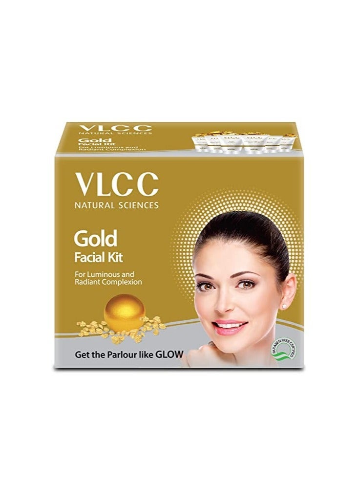 VLCC Natural Sciences Gold Facial Kit 60GM - Image 2