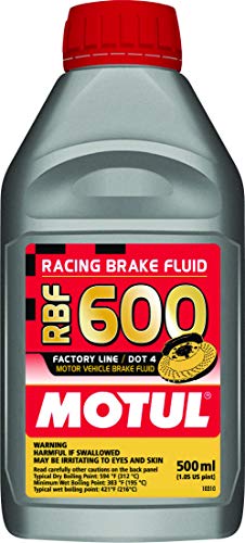 Motul MTL100949 8068HL RBF 600 Factory Line Dot-4 100 Percent Synthetic Racing Brake Fluid-600, 500. ml - Image 1
