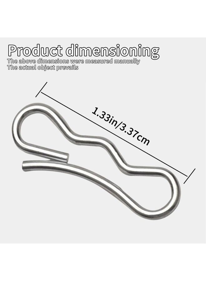 DECKMAN 30 Pack 5/16" Universal 714-04040 Bow Tie Cotter Pins Comptible with MTD/Troy-Bilt and More Brands Lawn Mowers and Snow Blowers, Used to Secure A Shear Bolt in Position - for 194208 532194208 - Image 4