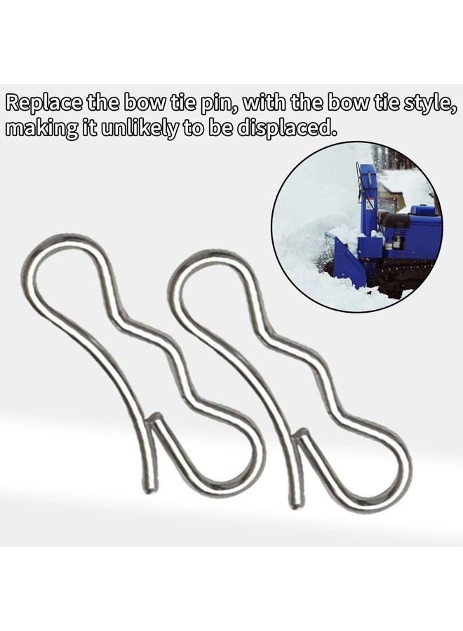 DECKMAN 30 Pack 5/16" Universal 714-04040 Bow Tie Cotter Pins Comptible with MTD/Troy-Bilt and More Brands Lawn Mowers and Snow Blowers, Used to Secure A Shear Bolt in Position - for 194208 532194208 - Image 5