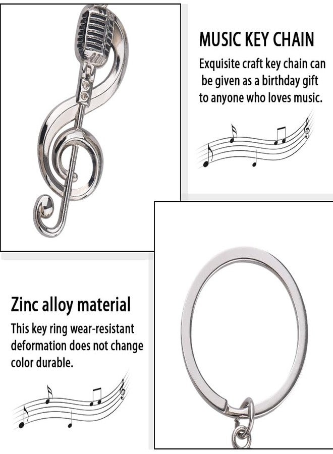 Yreamont Music Lover Gifts for Women Men Music Note Keychain Gifts for Musician Singer Birthday Christmas Gifts for Daughter Son Music Gifts for Music Fan Gifts for Best Friend Bestie Music Teacher - Image 3
