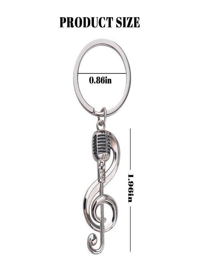 Yreamont Music Lover Gifts for Women Men Music Note Keychain Gifts for Musician Singer Birthday Christmas Gifts for Daughter Son Music Gifts for Music Fan Gifts for Best Friend Bestie Music Teacher - Image 2