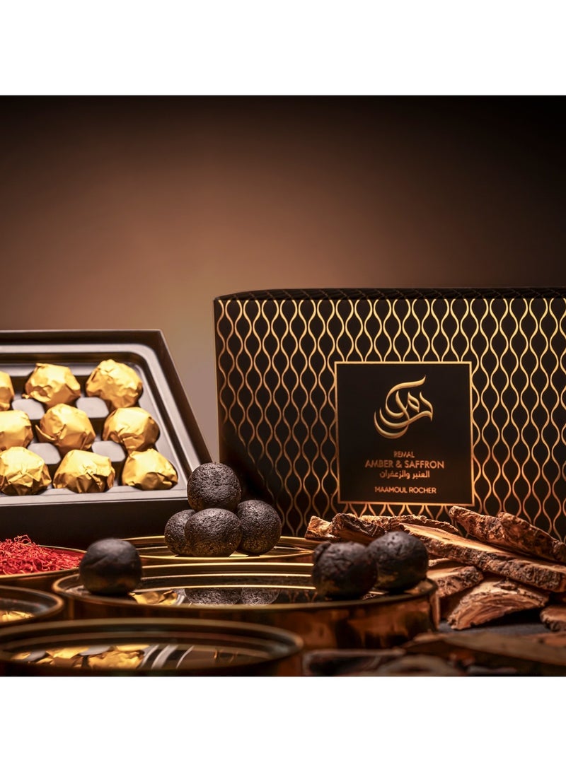 رمال مال معمول روشيه العنبر والزعفران - 8x15 جم - Image 1