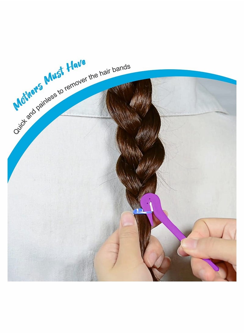 KASTWAVE Hair Bands Removers KASTWAVE Girls Hairs Styling Accessories 4 Pcs  - Image 2