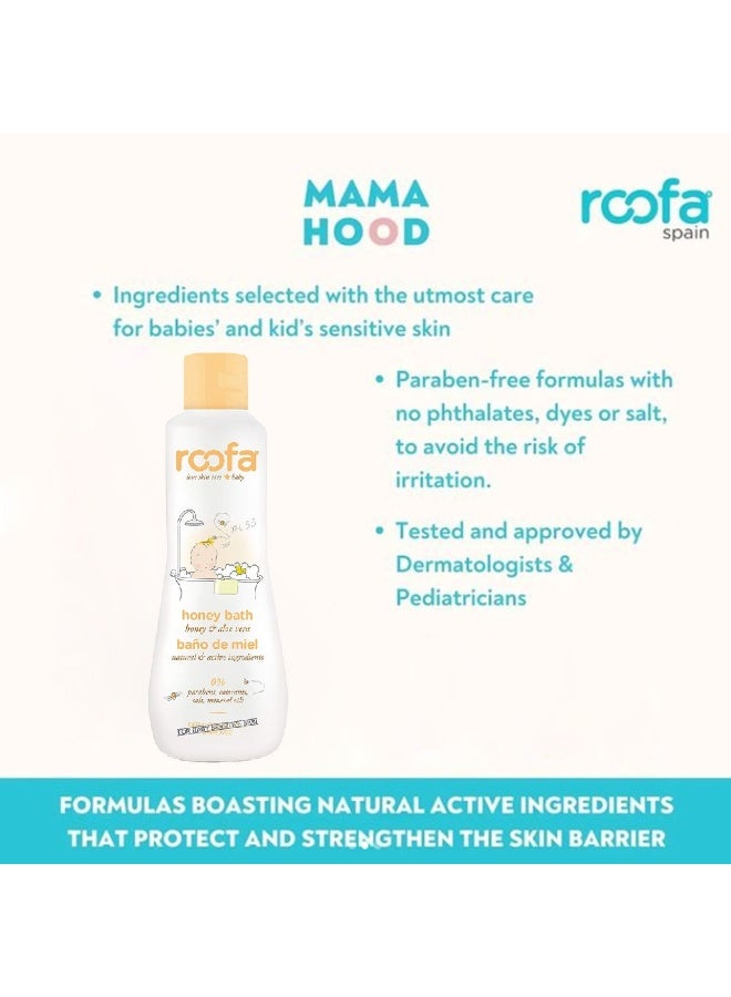 roofa Baby Honey Bath Gel With Aloe Vera For Sensitive Skin 200 ML - Image 4