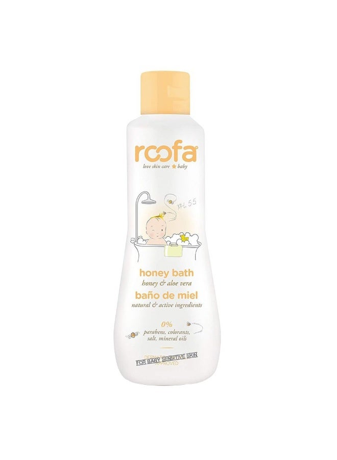 roofa Baby Honey Bath Gel With Aloe Vera For Sensitive Skin 200 ML - Image 1