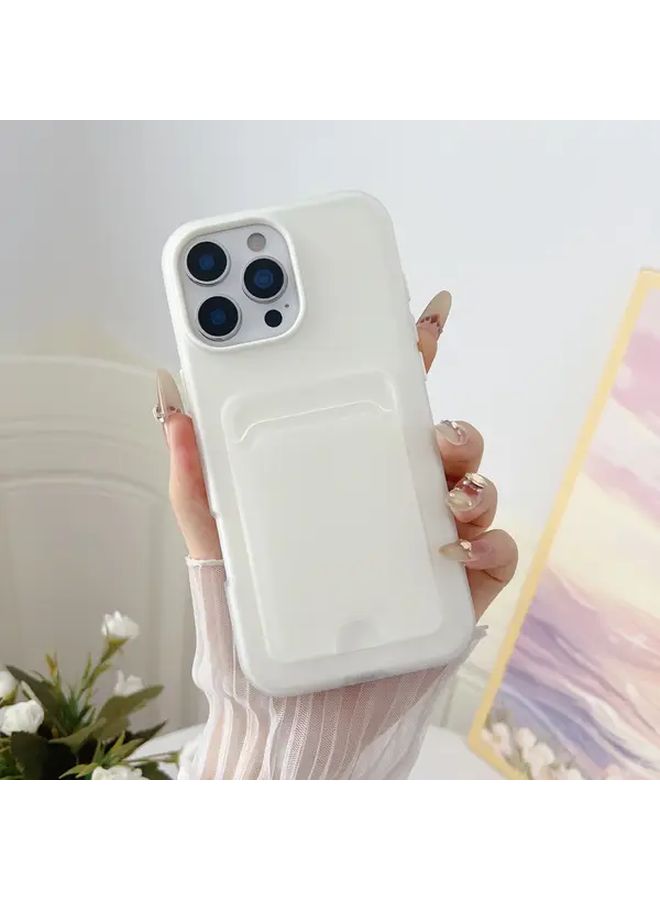 Light Purple 2 In 1 Card Holder Phone Case Compatible with IPhone 16 Pro Max - Image 3