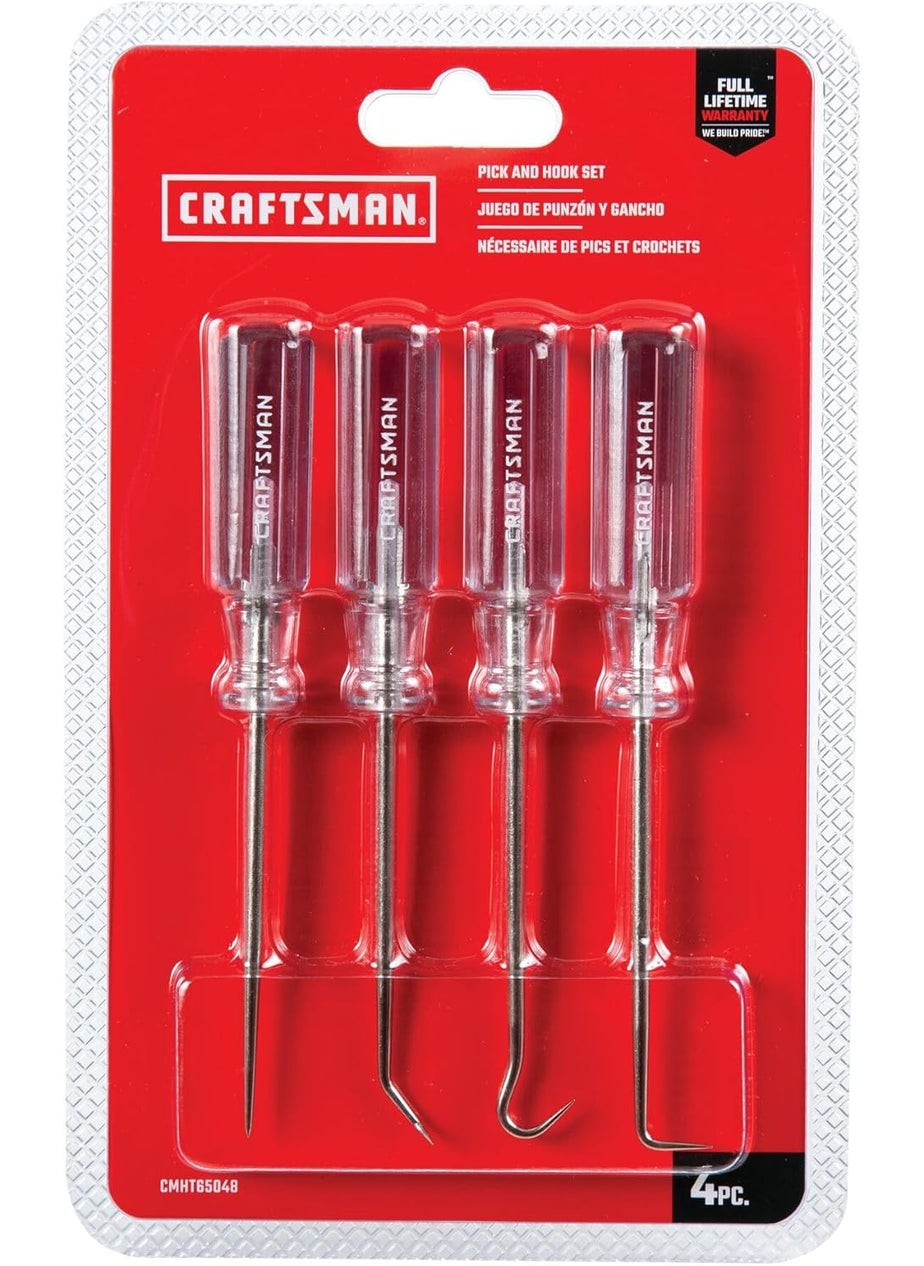 CRAFTSMAN CRAFTSMAN Screwdriver Set Pick  Hook Acetate Handle 4 Piece CMHT65048  - Image 2