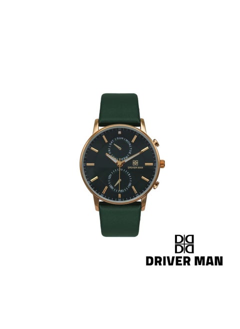 Armani men's leather watch
