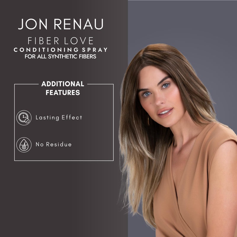 Jon Renau Fiber Love Synthetic Conditioning Spray, 8.5 oz – Leave-In Conditioner for Wigs, Toppers & Hair Extensions – Detangles, Restores Shine & Protects Synthetic Fiber - Image 4