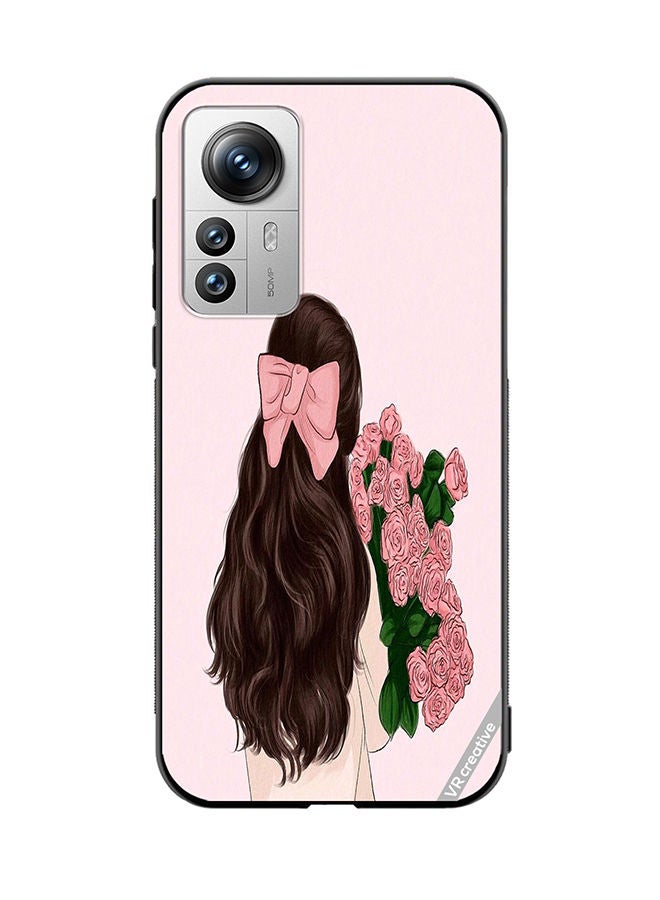 VR CREATIVE Protective Case Cover For Xiaomi 12 Pro Lovely Flower Design Multicolour - Image 1