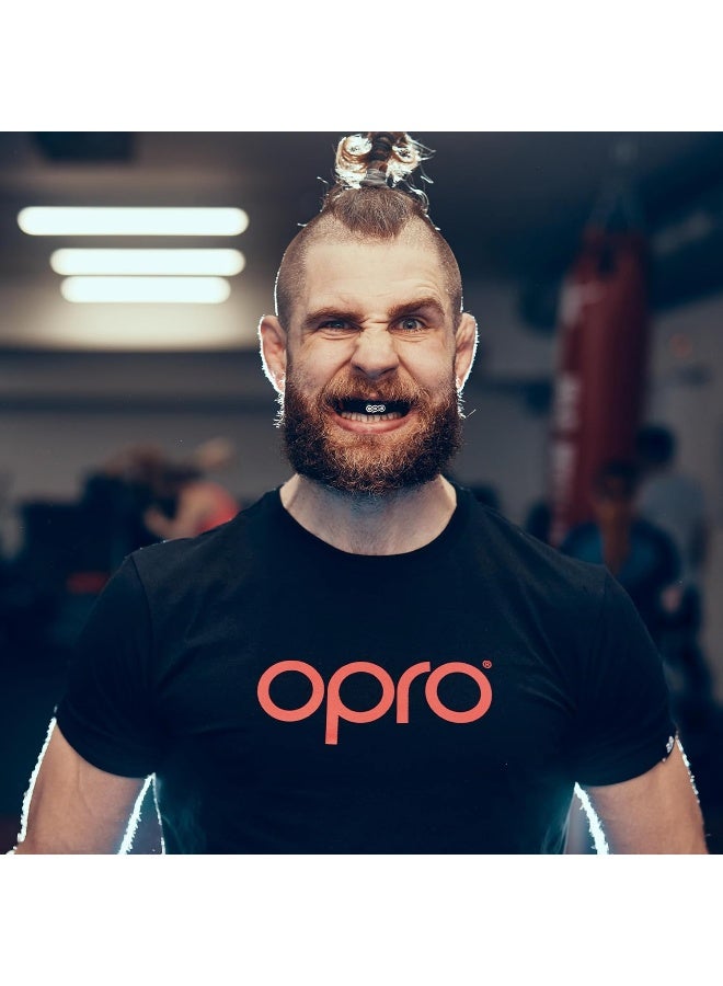 OPRO NEW Snap-Fit Instant Level Adult and Youth Sports Mouthguard, Gum Shield for Hockey, Lacrosse, Rugby, MMA, Boxing and Other Contact and Combat Sports (Clear, Youth) - Image 2