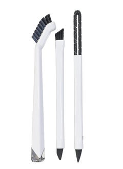 The Crown Choice The Crown Choice Small Cleaning Brush Set 3pcs-Household Cleaning Brush Set-2 Scrub Brushes for Cleaning & Silicone Tipped Scrub Brush-Clean Bathroom/Shower/Tile/Kitchen/Floor/Bathtub  - Image 4