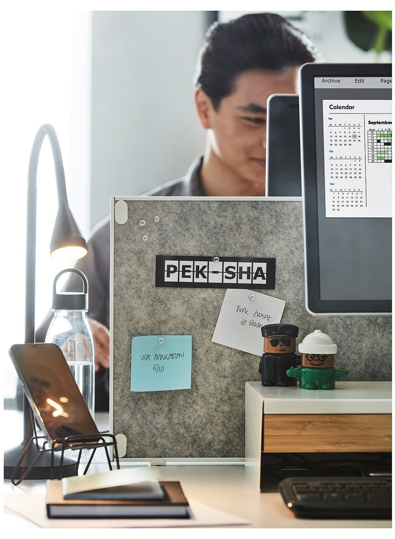 Generic Noticeboard, white, 76x33 cm - Image 3