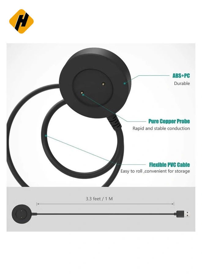 HuHa Charger Compatible with Huawei Watch GT, GT2, GT 2e | Honor Watch Magic 1 2 | Honor Watch GS Pro - Image 4