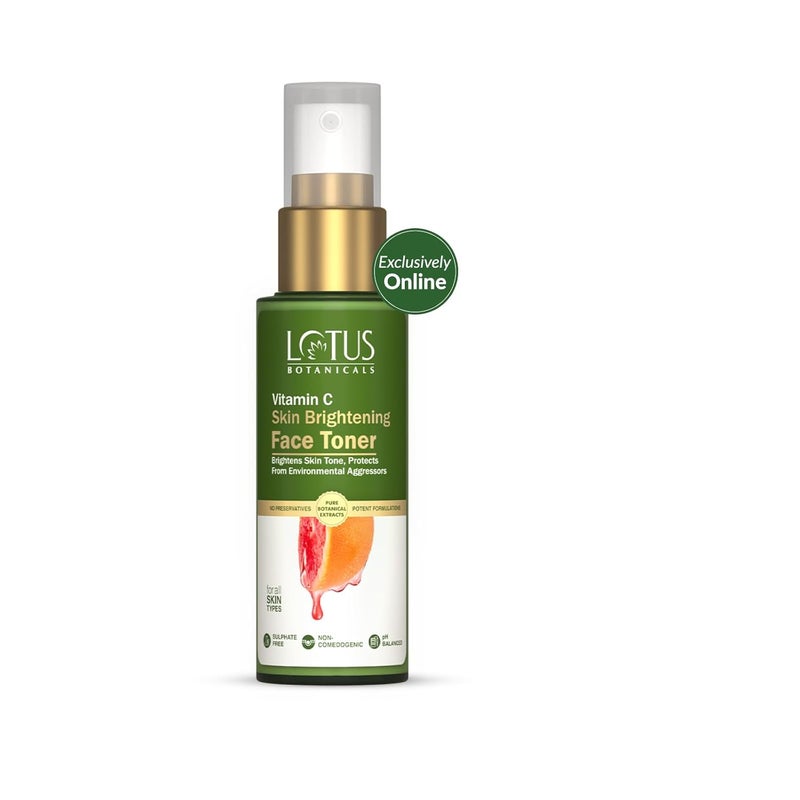 LOTUS BOTANICALS Lotus Botanicals Vitamin C Skin Brightening Face Face Toner 50ml Brightens Skin Tone Protects from Environmental Aggressors  - Image 1