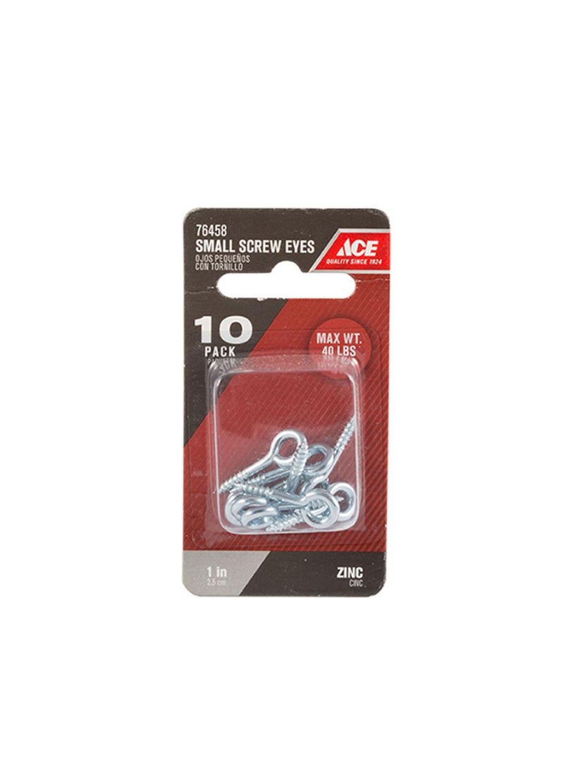 ACE ACE Head Eye Screws 25mm Pack Of 10 