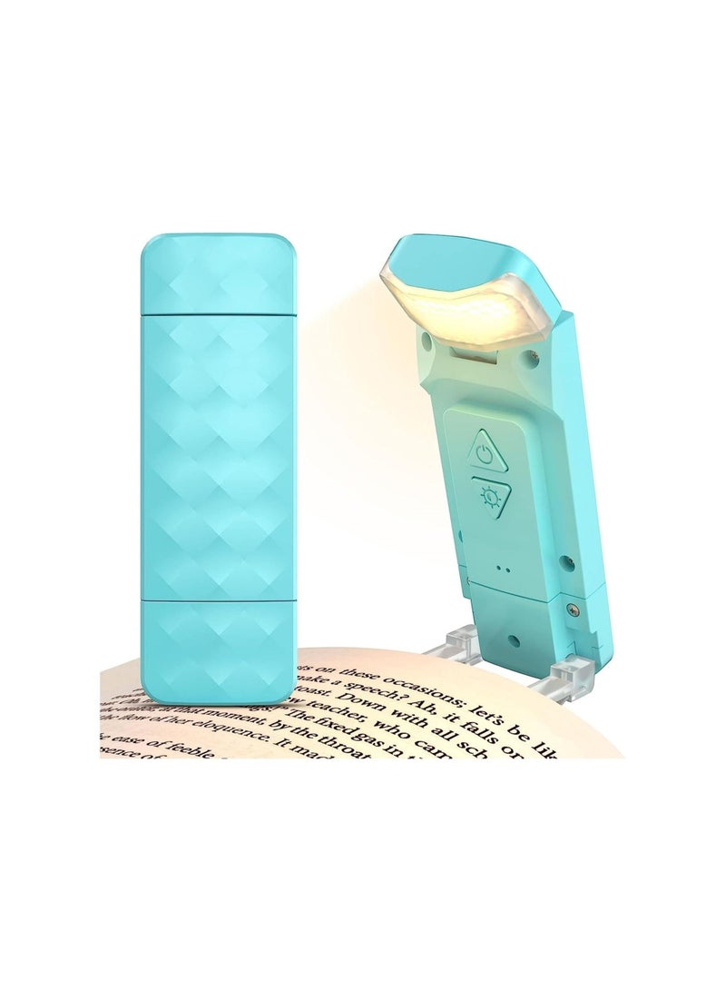 Y&D Rechargeable Book Reading Light, Eye Caring Light Clip on with Adjustable 3 Colors & 5 Brightness Levels, Dimmable, Compact Long Lasting, Portable LED Bookmark Lamp for Lovers - Image 3