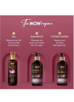 WOW Red Onion Black Seed Oil Shampoo 200ml  - Image 4