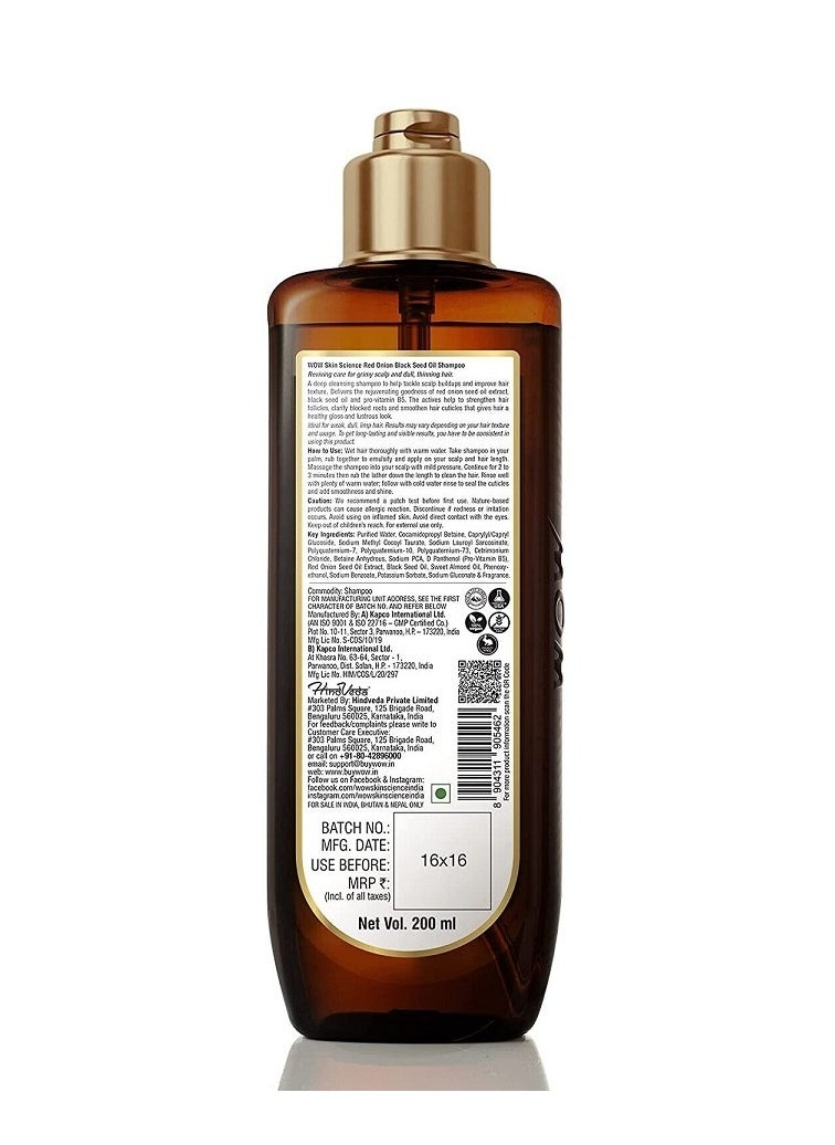 Red Onion Black Seed Oil Shampoo 200ml - pzsku/Z3E7B364EE1D31EE11015Z/45/_/1698921055/689fb3d9-45e8-4e21-a79e-6683b792e827