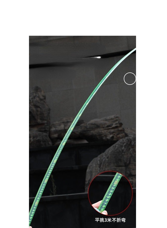 10m household industrial tape measure, hard and non-bending, night vision and luminous precision scale. 10m long and 2.5cm wide tape measure. - Image 3