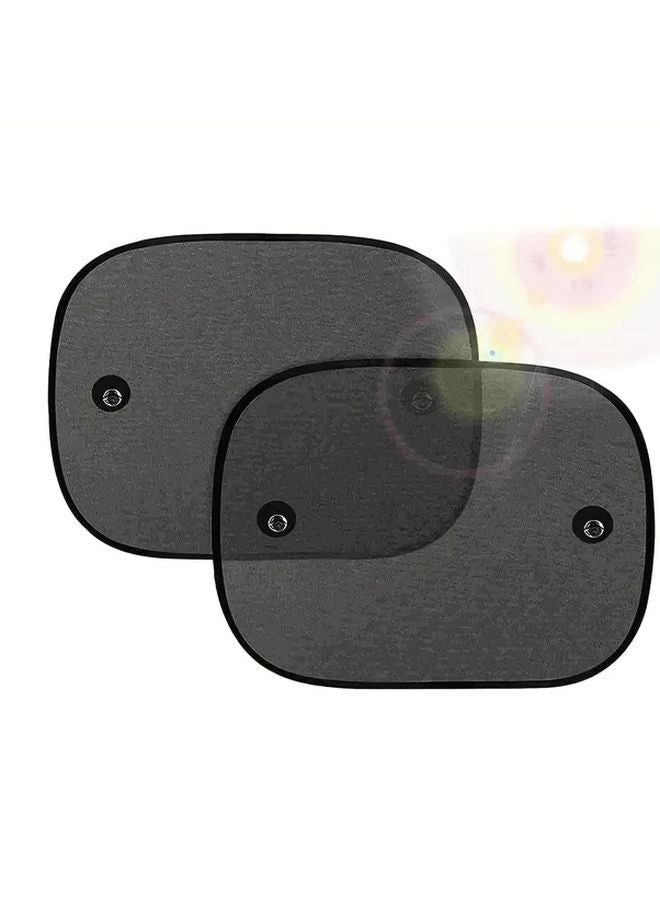2 Pack Polyamide Car Side Window Sunshades with Suction Cups for Heat and Sun Protection - Image 3