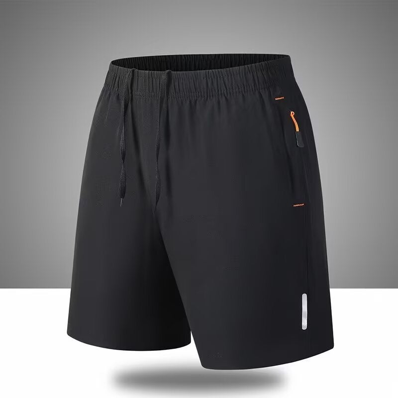 Summer Men'S Shorts Ice Silk Sports Quick-Drying Loose Five-Point Pants Men'S Running Outer Wear Beach Casual Mid-Pants Large Size - Image 3