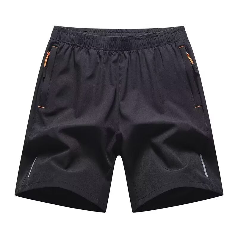 Summer Men'S Shorts Ice Silk Sports Quick-Drying Loose Five-Point Pants Men'S Running Outer Wear Beach Casual Mid-Pants Large Size - Image 1