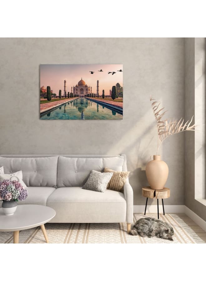 Home Gallery Taj Mahal mausoleum in Agra Canvas Wall Art 120x80 - Image 5