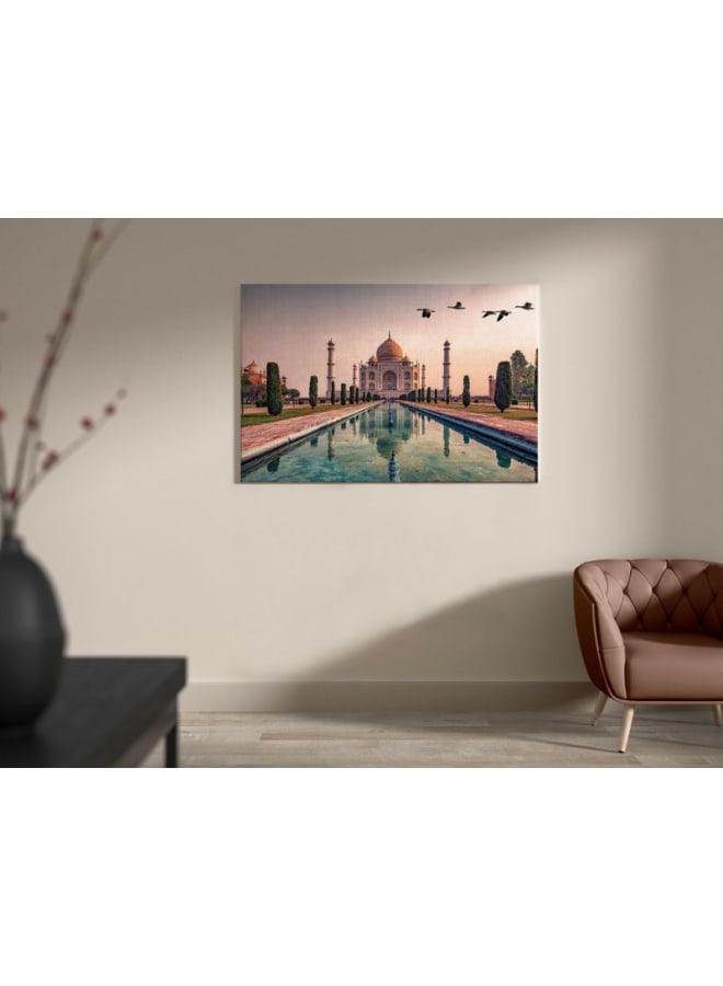 Home Gallery Taj Mahal mausoleum in Agra Canvas Wall Art 120x80 - Image 4