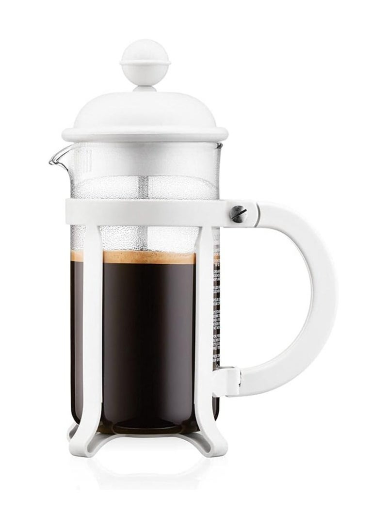 bodum Java French Press Coffee Maker White 0.35 Litre Bd 1903 913 1903 913 3 Cup - Image 1