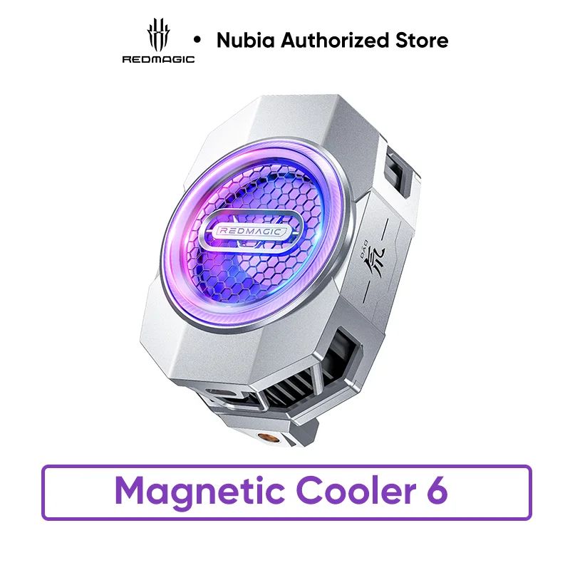 Nubia RedMagic Cooler 6 Peak 30W Mobile Phone Radiator Cooling to -16c for iPhone 16, White - Image 1