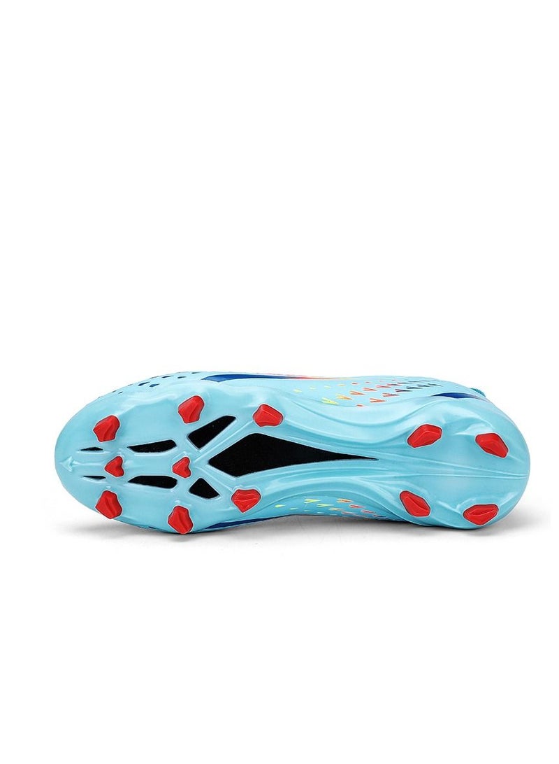 Football Shoes Male Long Nail Primary School Children Mandarin Duck Couple Artificial Grass Long Nail Sports Shoes  - Image 2