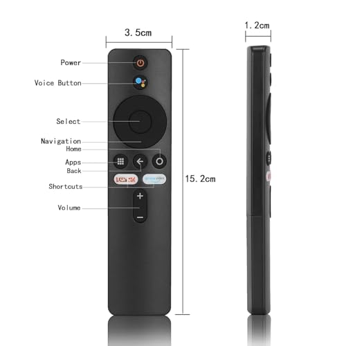 KPDP Compatible for Mi-Tv Voice Remote Original Control Compatible with Original Mi-TV Stick Box S/4S/4K for XMRM-006_Android 32 43 55 65 Inch Television - Pairing Must (1PC - Image 5