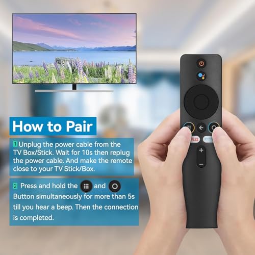 KPDP Compatible for Mi-Tv Voice Remote Original Control Compatible with Original Mi-TV Stick Box S/4S/4K for XMRM-006_Android 32 43 55 65 Inch Television - Pairing Must (1PC - Image 3