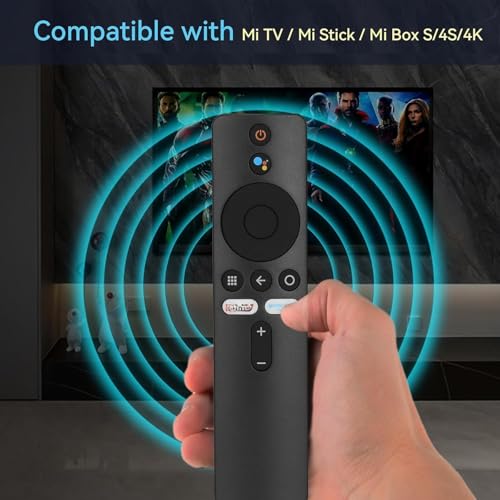 KPDP Compatible for Mi-Tv Voice Remote Original Control Compatible with Original Mi-TV Stick Box S/4S/4K for XMRM-006_Android 32 43 55 65 Inch Television - Pairing Must (1PC - Image 2