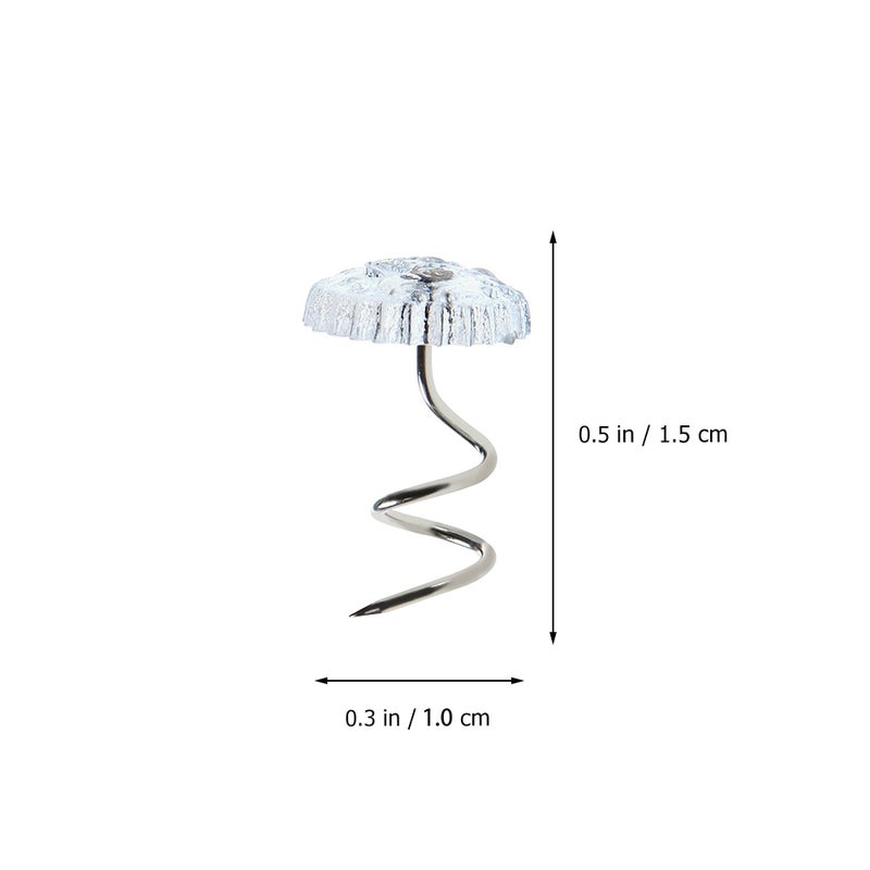 Upholstery Twist Pins for Secure Bedskirt Fixing, Durable and Easy to Use - Image 2