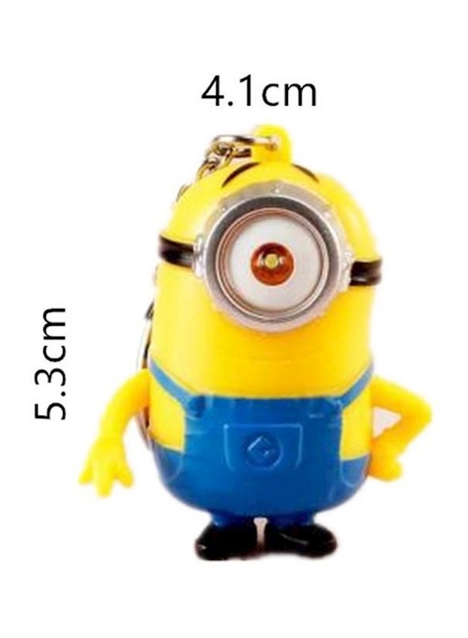 Despicable Me Minion Toy Rubber Keychain - Image 1