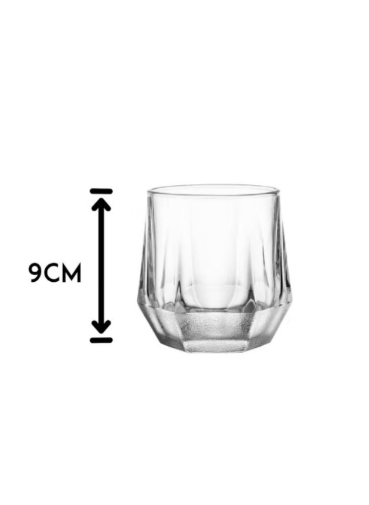 Glass Crystal Clear Tea Glasses – Premium Borosilicate Glass Cups Set (2 Pcs) - Image 4
