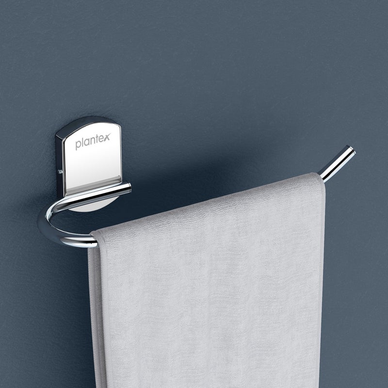 Plantex 304 Grade Stainless Steel Towel Ring for Washbasin/Napkin Holder/Hand Towel Holder for Bathroom & Kitchen/Bathroom Accessories - (Chrome) - Image 1