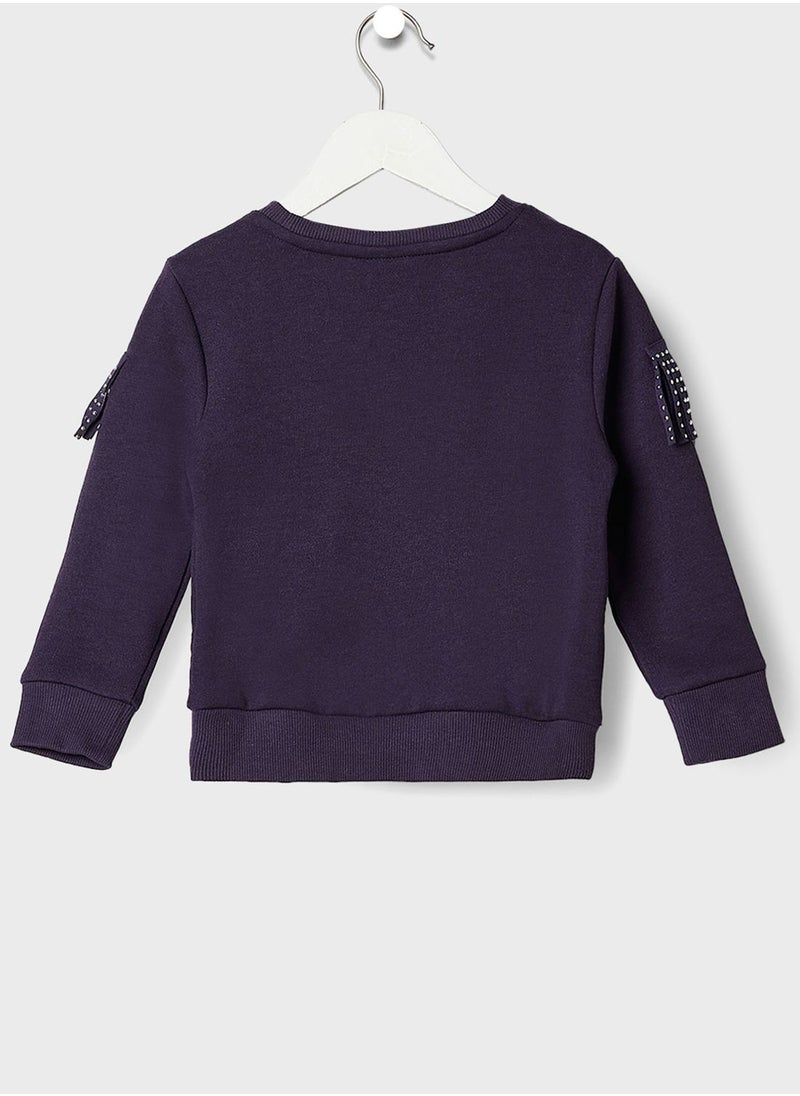 ONLY - Kids Fringe Sweatshirt - Image 1