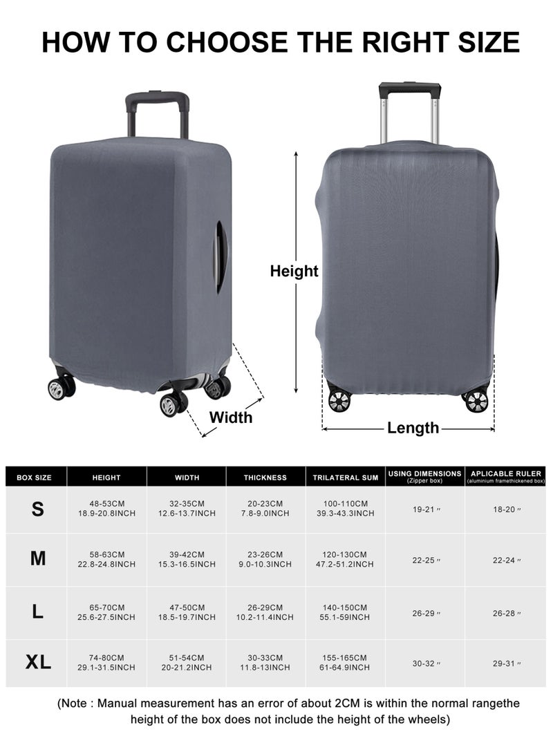 HomarKet Travel Luggage Cover Travel Suitcase Protective Cover for Trunk Case Apply to 18-30 inch luggage Suitcase Cover - Image 3