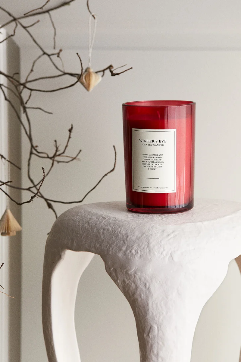 اتش اند ام Large Cork-Lid Scented Candle