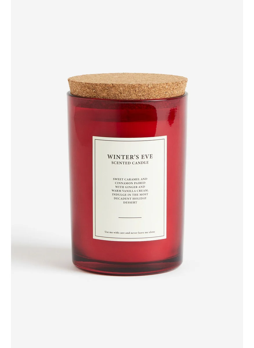 اتش اند ام Large Cork-Lid Scented Candle