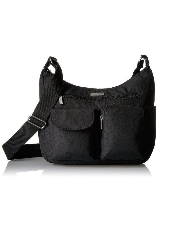 Baggallini Everyplace Bag Shoulder Bag Black Cheetah Emboss One Size - Image 1