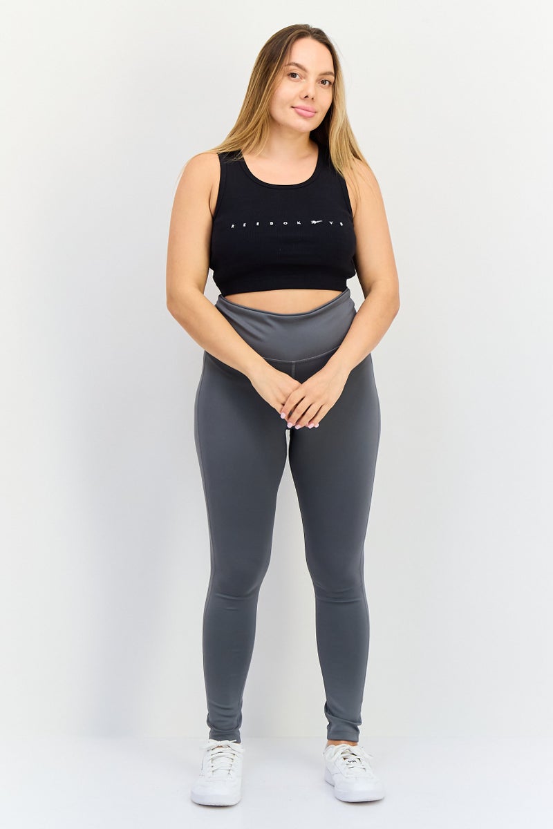 Reebok تي شيرت تدريب بلا أكمام للنساء، أسود - Image 4