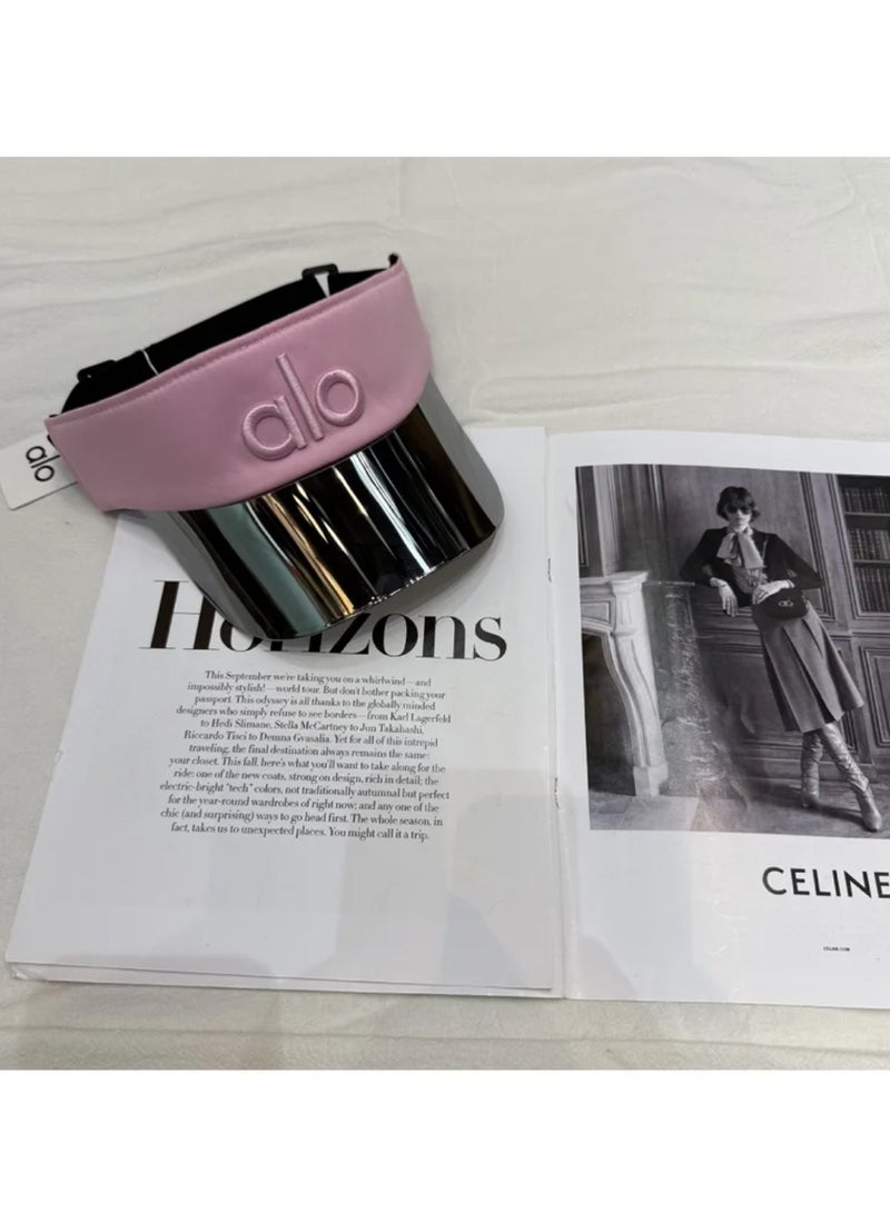 Alo Pink Sunshade Cap - Image 2