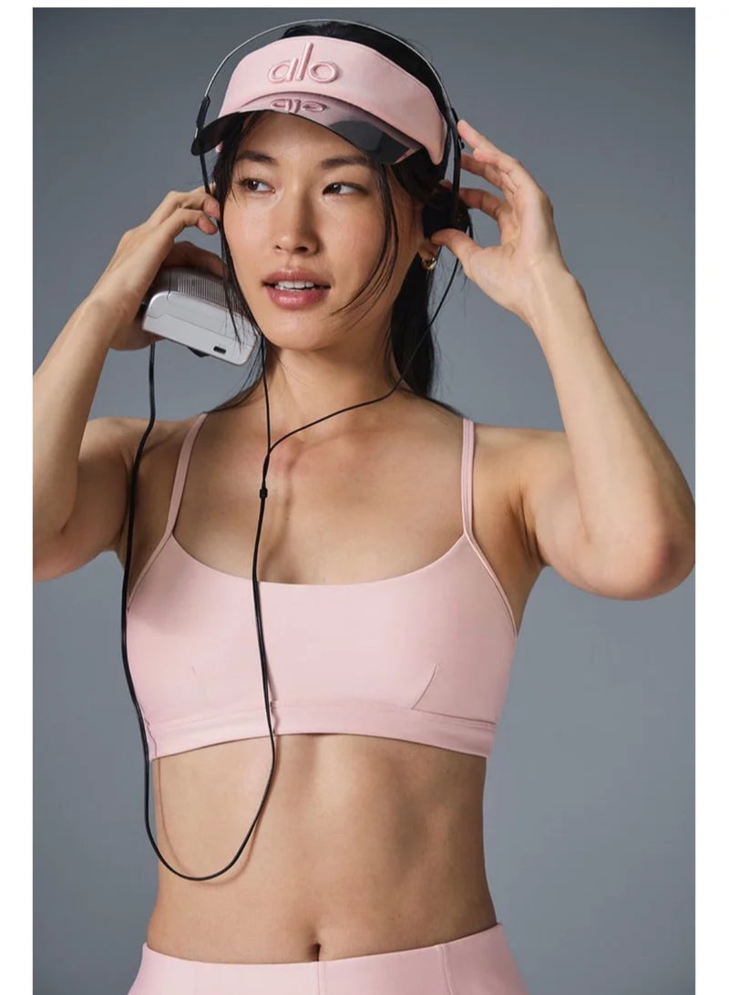 Alo Pink Sunshade Cap - Image 3